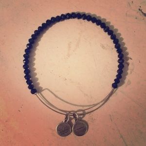 Alex & Ani black and silver bracelet
